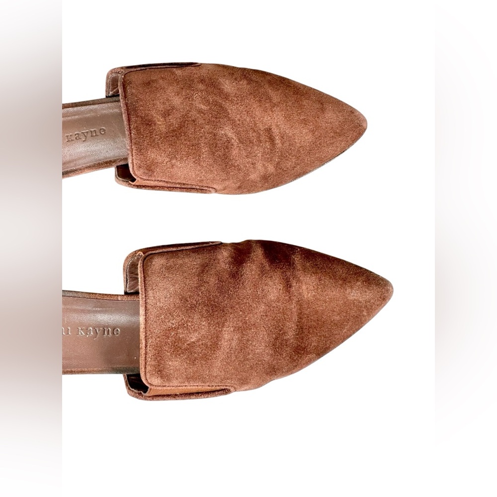 Jenni Kayne Rich Brown Suede Mules US size 8 - Picture 3 of 15